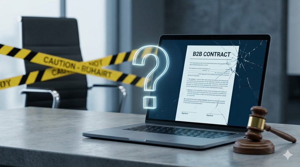 Wypadek w pracy na umowie B2B i zleceniu.